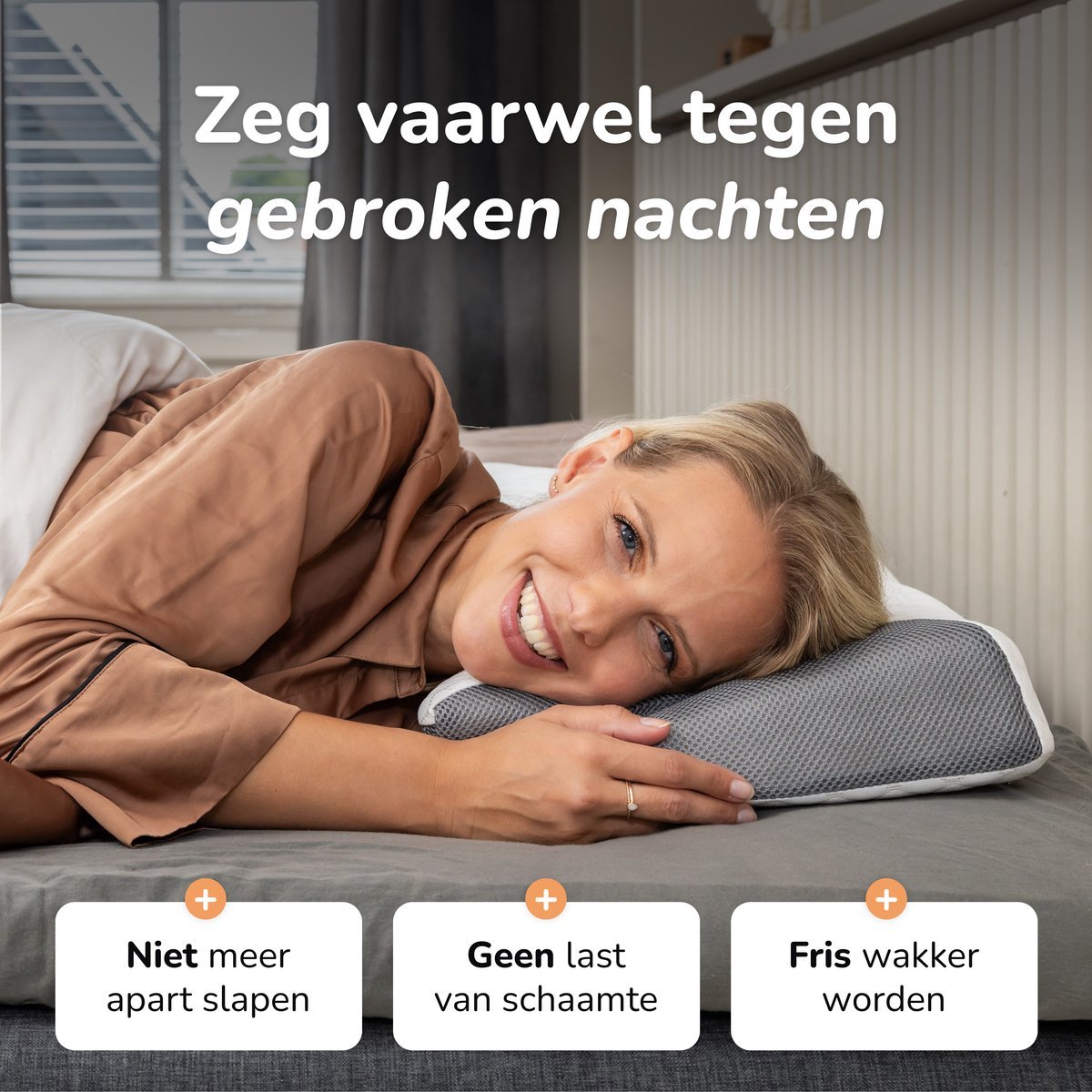 Alyze Anti-snurk kussen — Stop met snurken vanaf de eerste nacht